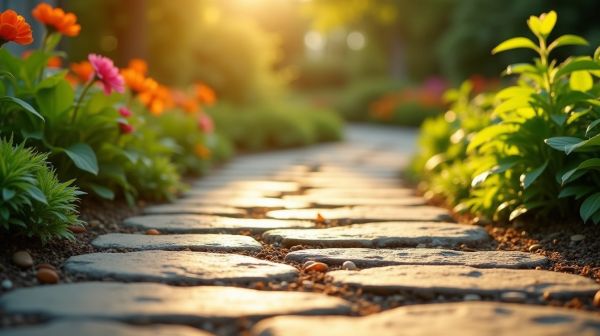 Bordures de jardin en pierre reconstituée : avantages et choix éclairé