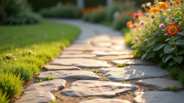 Bordures de jardin en pierre reconstituée : avantages et choix éclairé