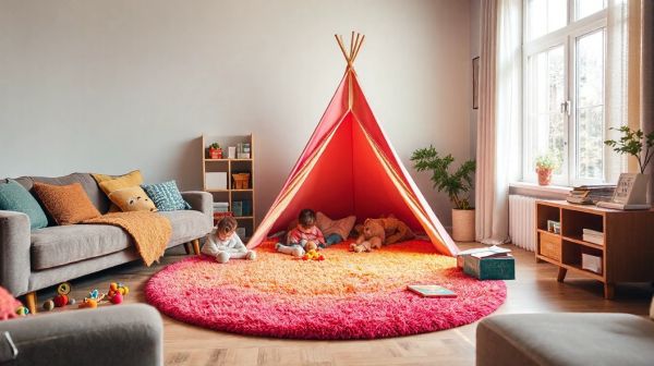 Top 5 tapis tipi pour un coin jeux accueillant